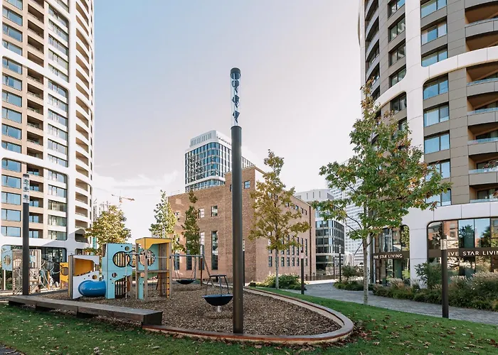 Apartmán Skau Sky Park Ivory By Zaha Hadid 11 Floor 4 Tower Free Parking *